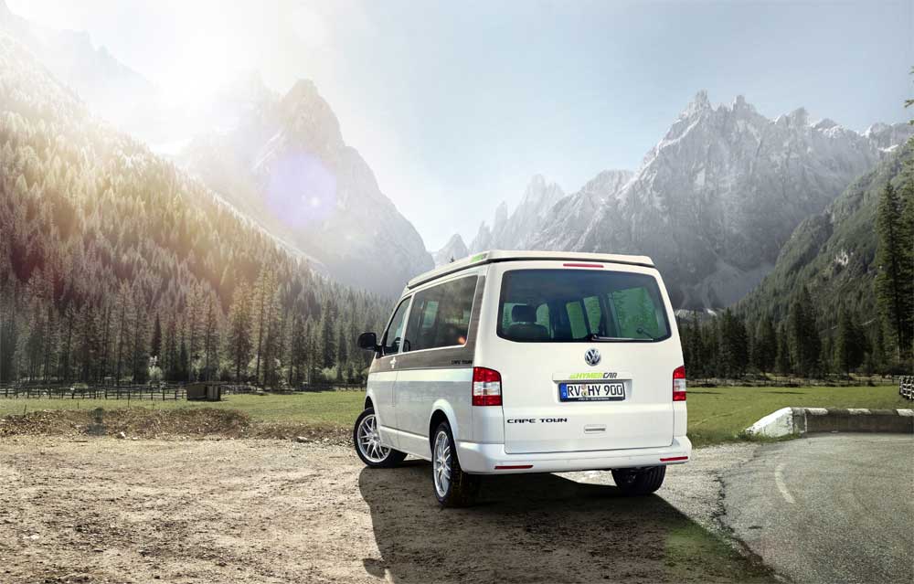 The new Hymer VW Cape Town campervan