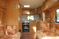 caravan interior - Avondale Argente 390-2