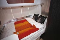 Airstream caravan bed