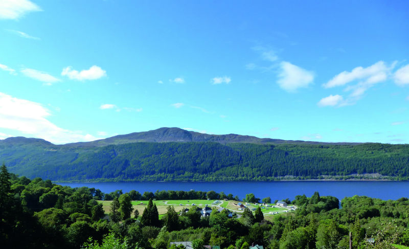 An image of Loch Ness Shores camping caravanning club site