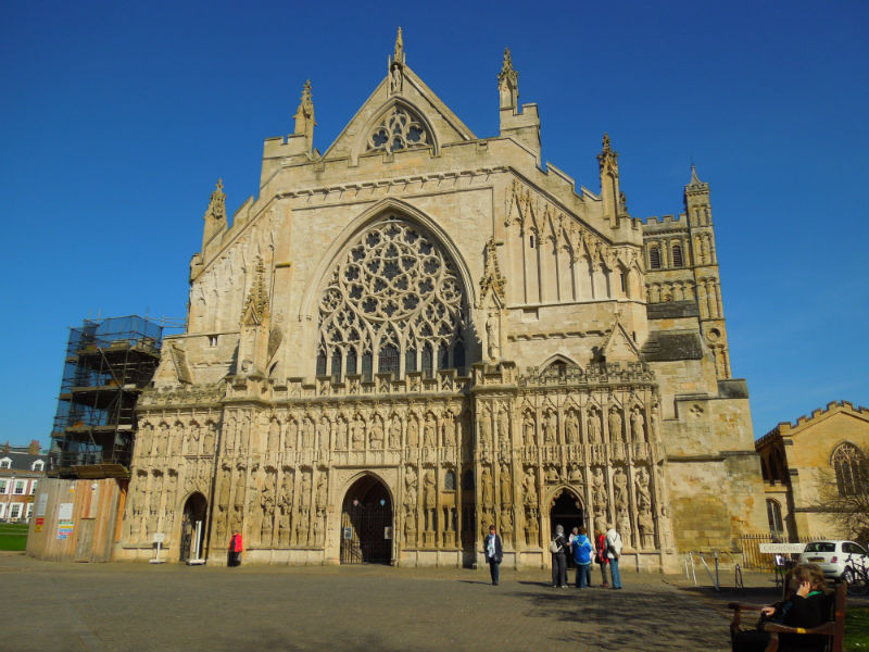 Exeter Cathedral - Courtesy Pixabay