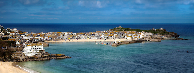 st ives harbour cornwall camping holiday