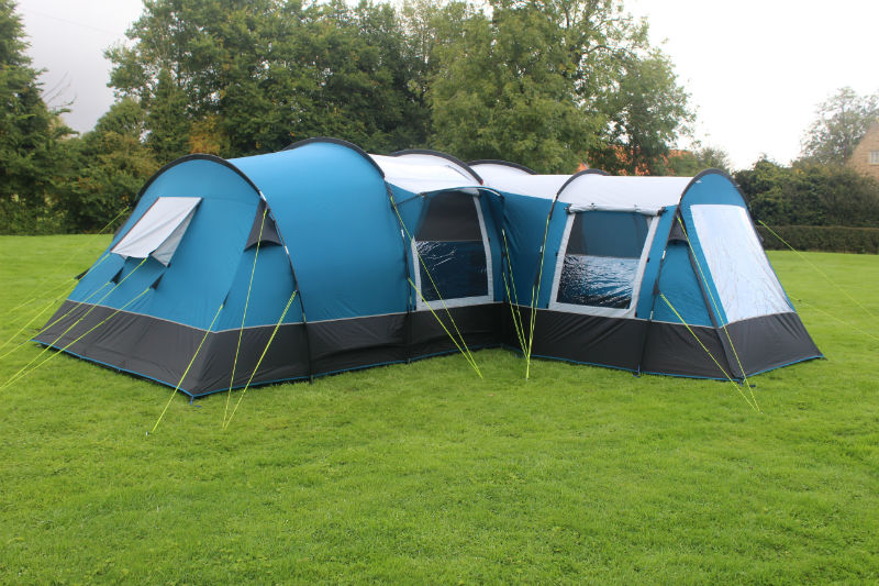 Family tent with extension