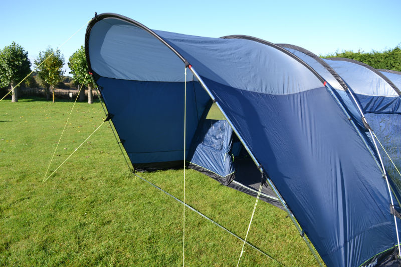 Built in tent extension