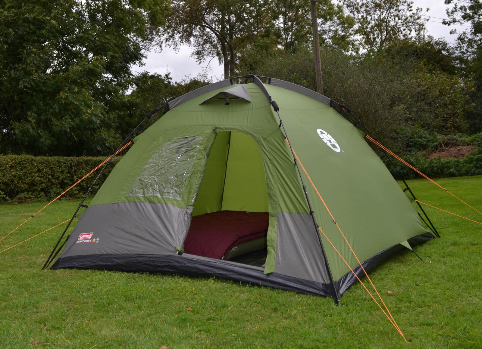 An example of a pop-up tent