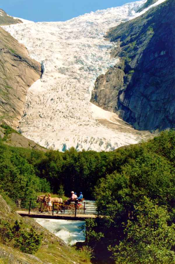 Glacier near to Oldevatn Camping
