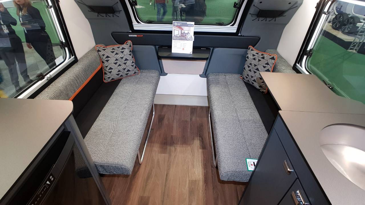 Swift Basecamp 4 seating space