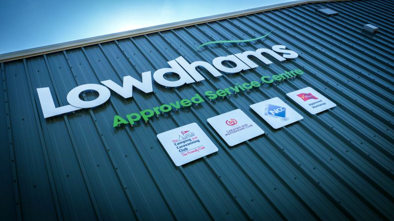 Lowdhams new caravan service centre