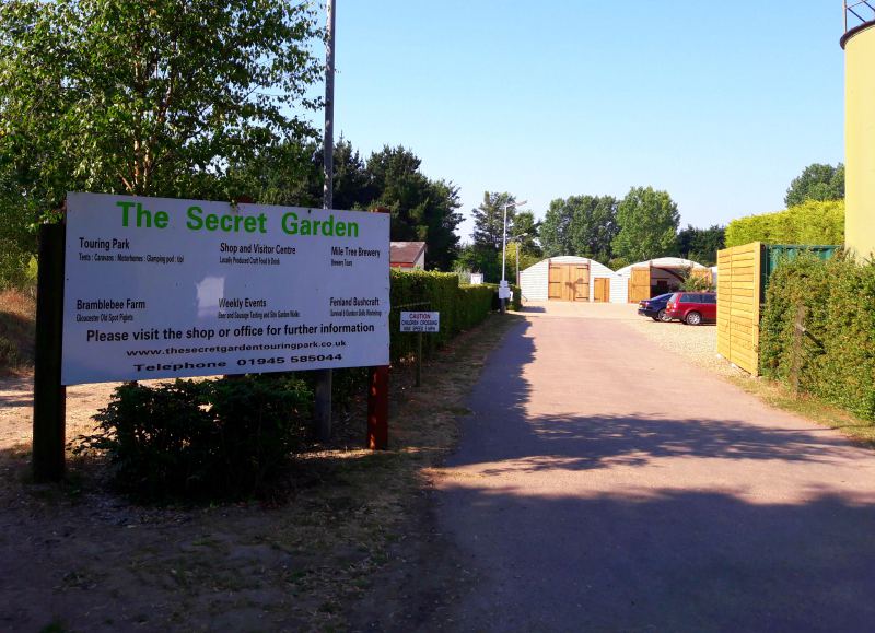 The Secret Garden Touring Park entrance