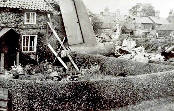 Arthur George Sootheran's crashed Halifax bomber