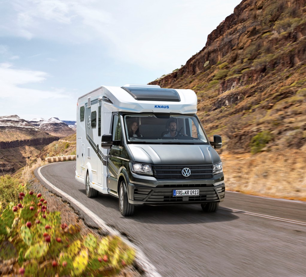 The Knaus Van Ti Plus on the VW Crafter