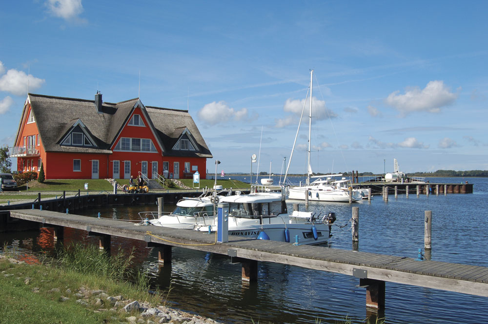 The port at Vieregge in Rugen