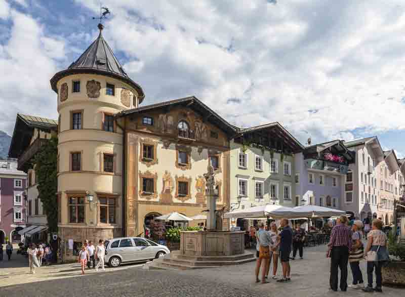 Image of the marketplace in Berchtesgaden