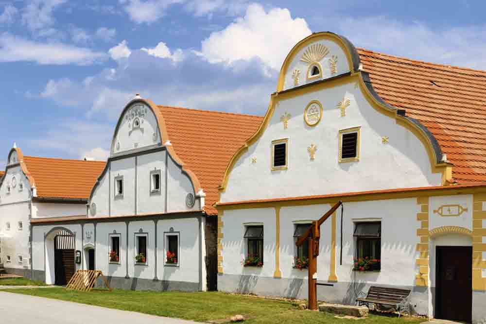 Image of Baroque farmhouses in the Czech Republic