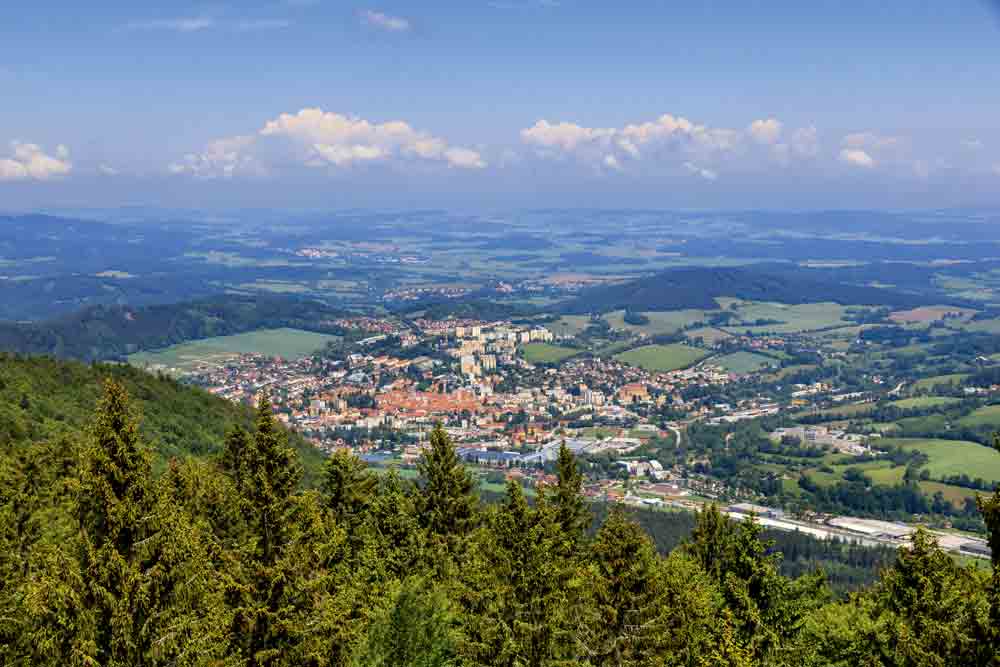 Image of the town of Prachatice, Czech Republic
