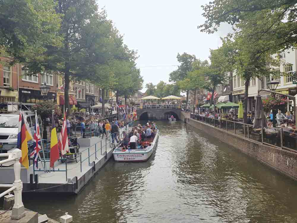 Image of a boat tour in Alkmaar in Holland