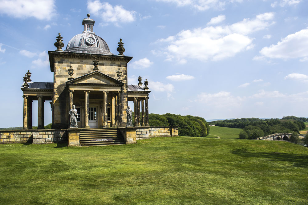 Image of Castle Howard, with its house and gardens