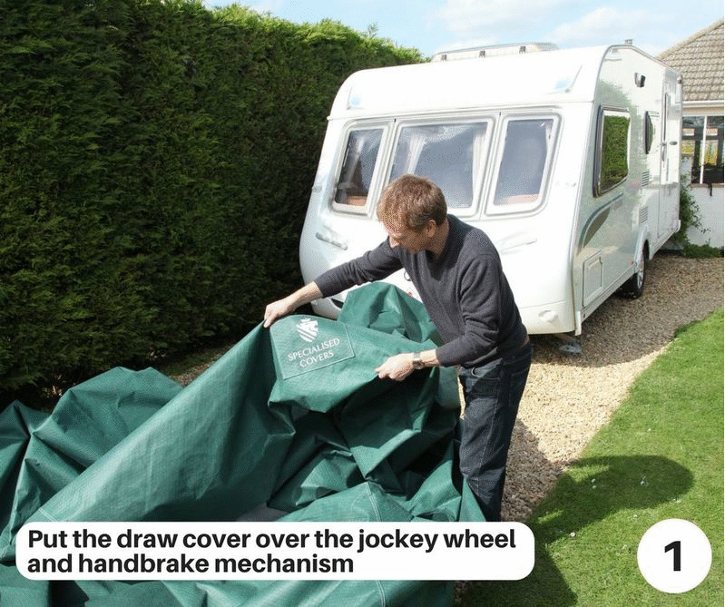 fitting a caravan cover