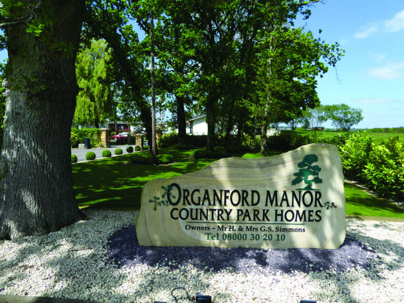 Organford Manor entrance