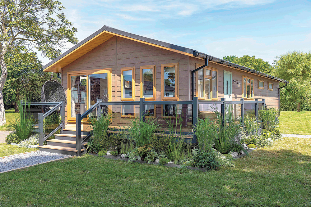 A Wessex Spinney lodge, available in 45ft by 20ft or 50ft by 22ft versions  and built to residential specification (Image: Wessex)