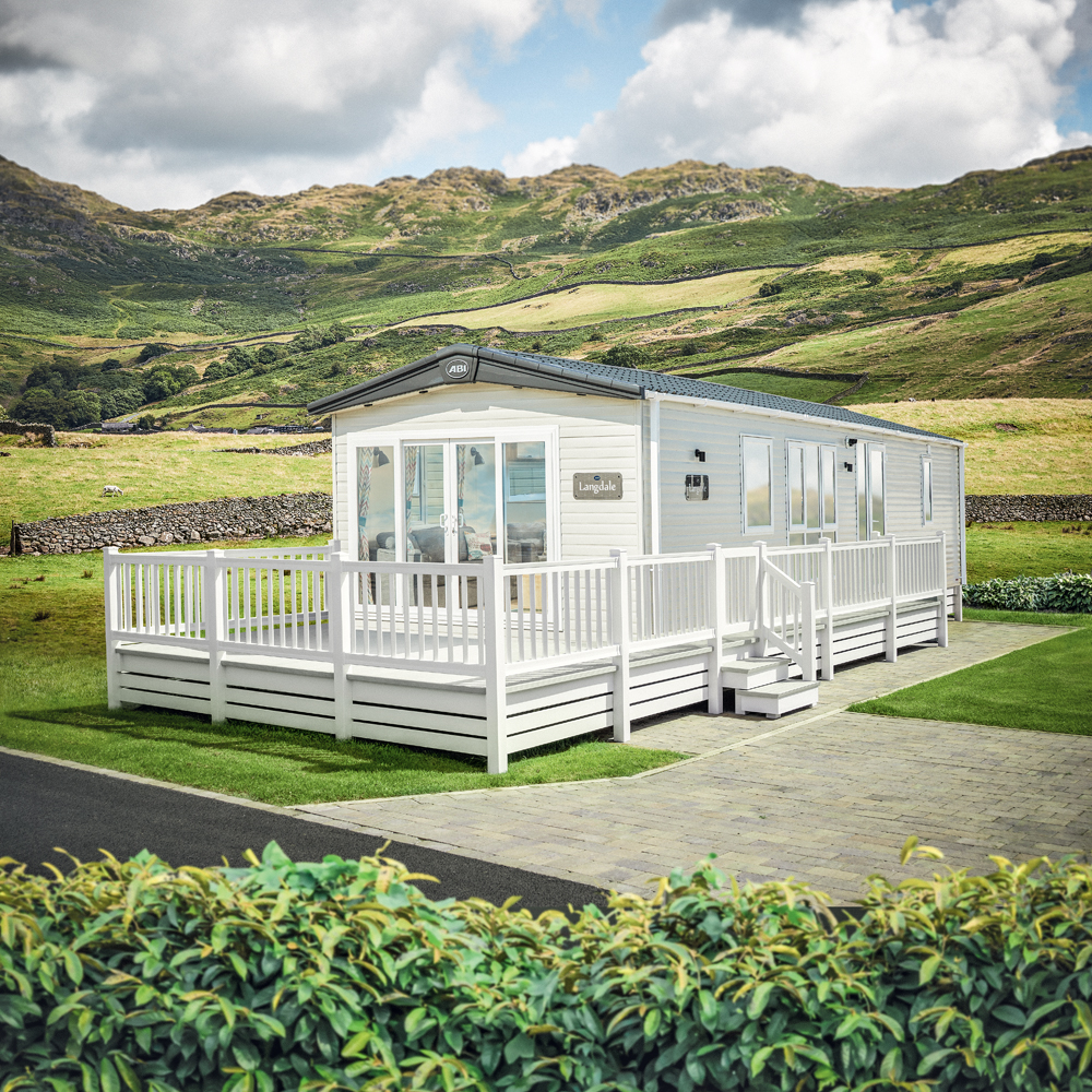 ‘Static caravans’ evolved into luxury holiday homes like this one, the ABI Langdale (Image: ABI)