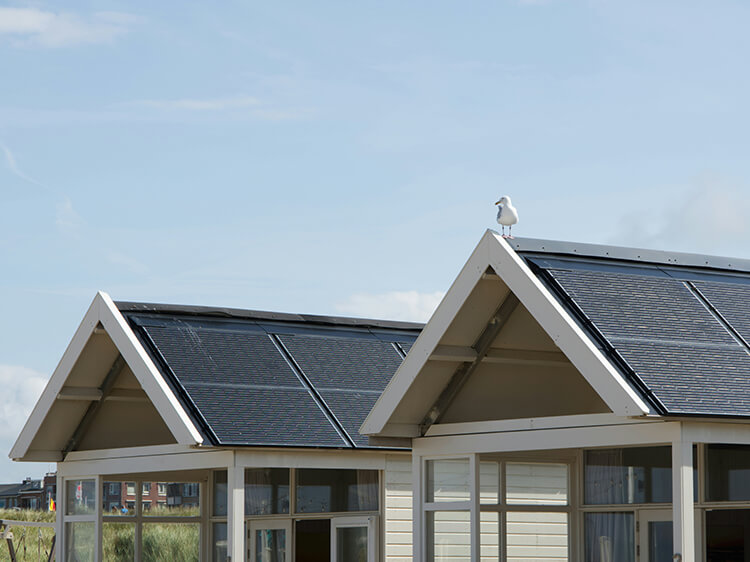Solar panels on park homes