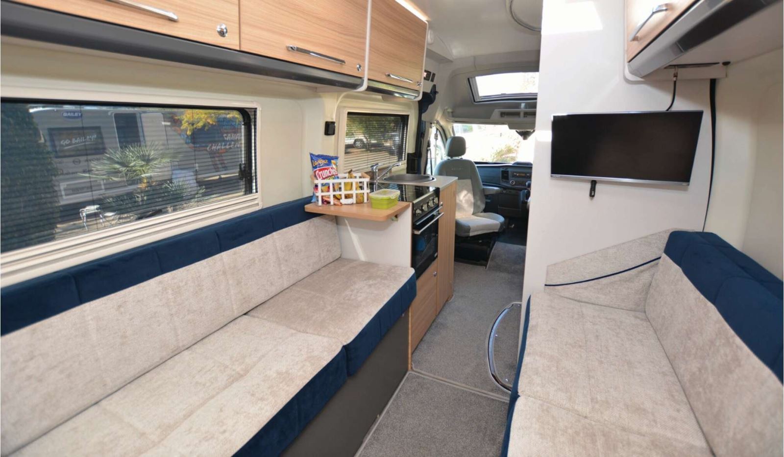 The interior of the Bailey Endeavour B62
