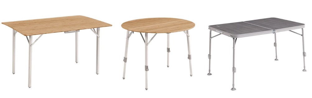 Outwell camping tables