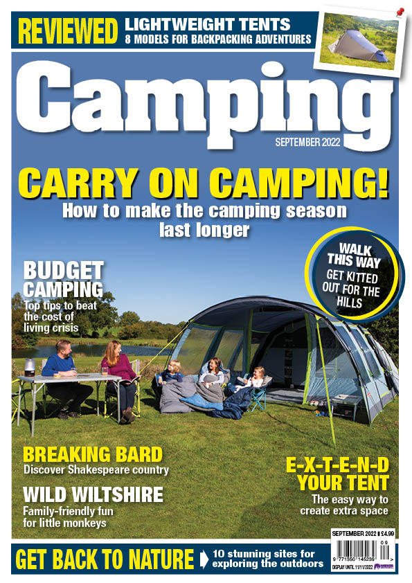 Camping Magazine Cover