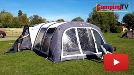 Pitch inflatable tent