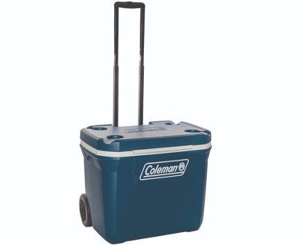 Coleman 50QT Xtreme Wheeled Cooler with handle Extended