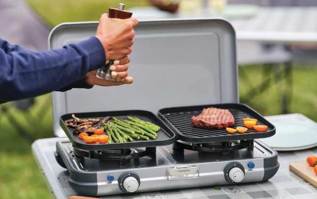 A close-up of the Camping Kitchen 2Grill & Go