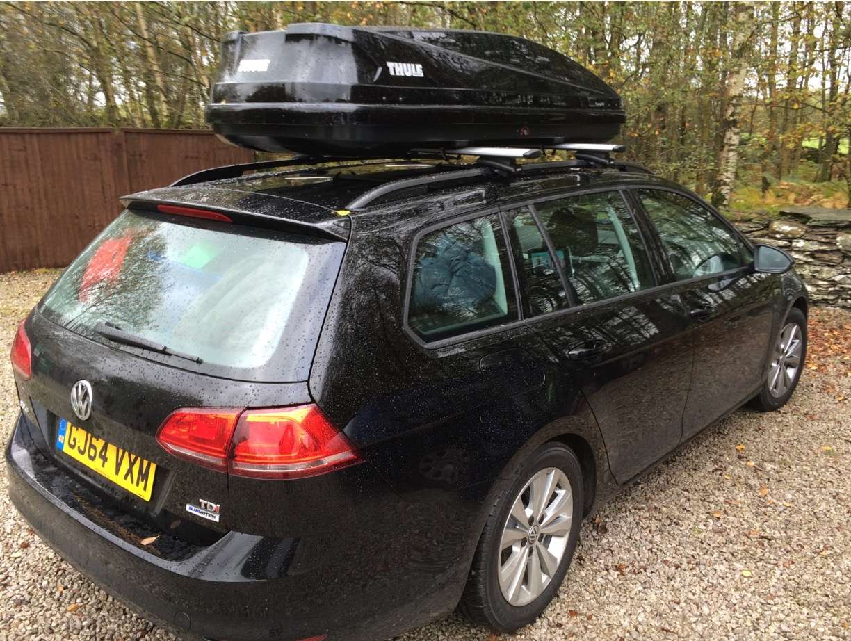 Packing with a roof box
