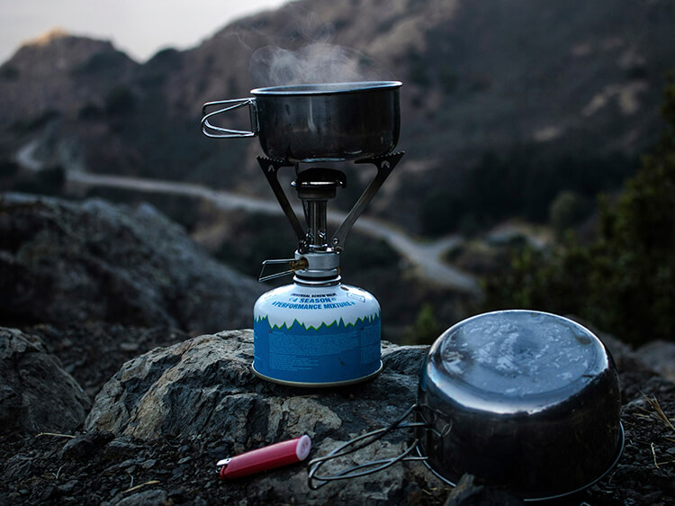Wild camping cooking stove