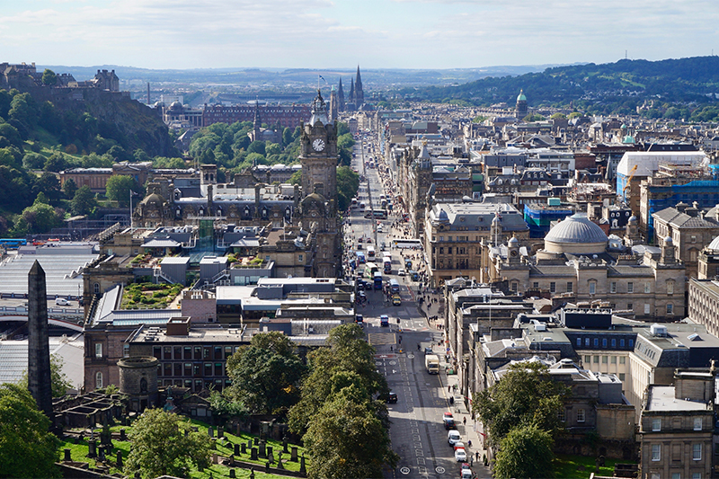 Edinburgh's city centre