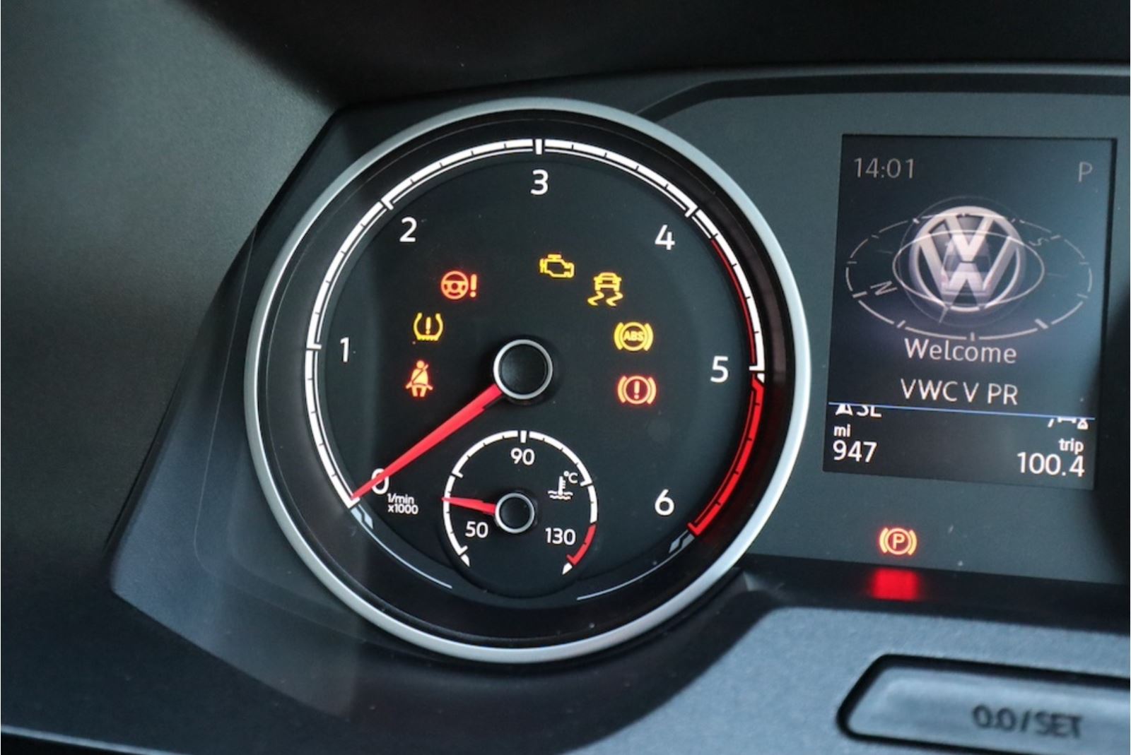 VW dashboard lights