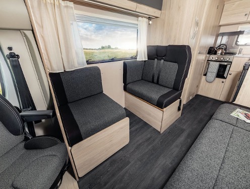 The travel seats on the Expedition C63