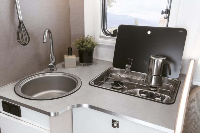 The kitchen worktop in the T 7.3 QCF