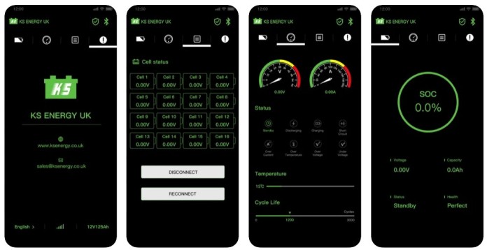 Free app to monitor battery levels