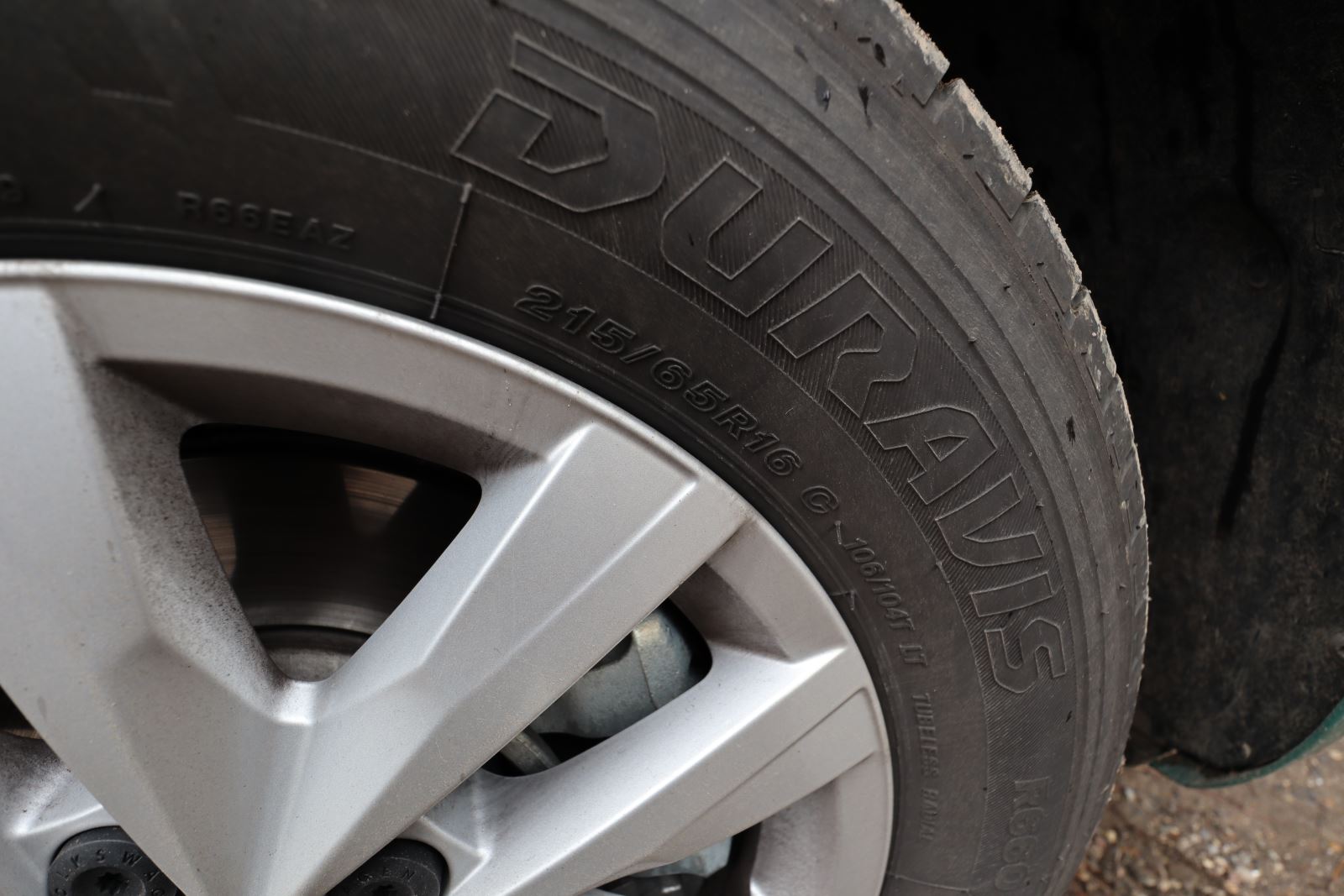 Check your motorhome tyre pressures before a journey
