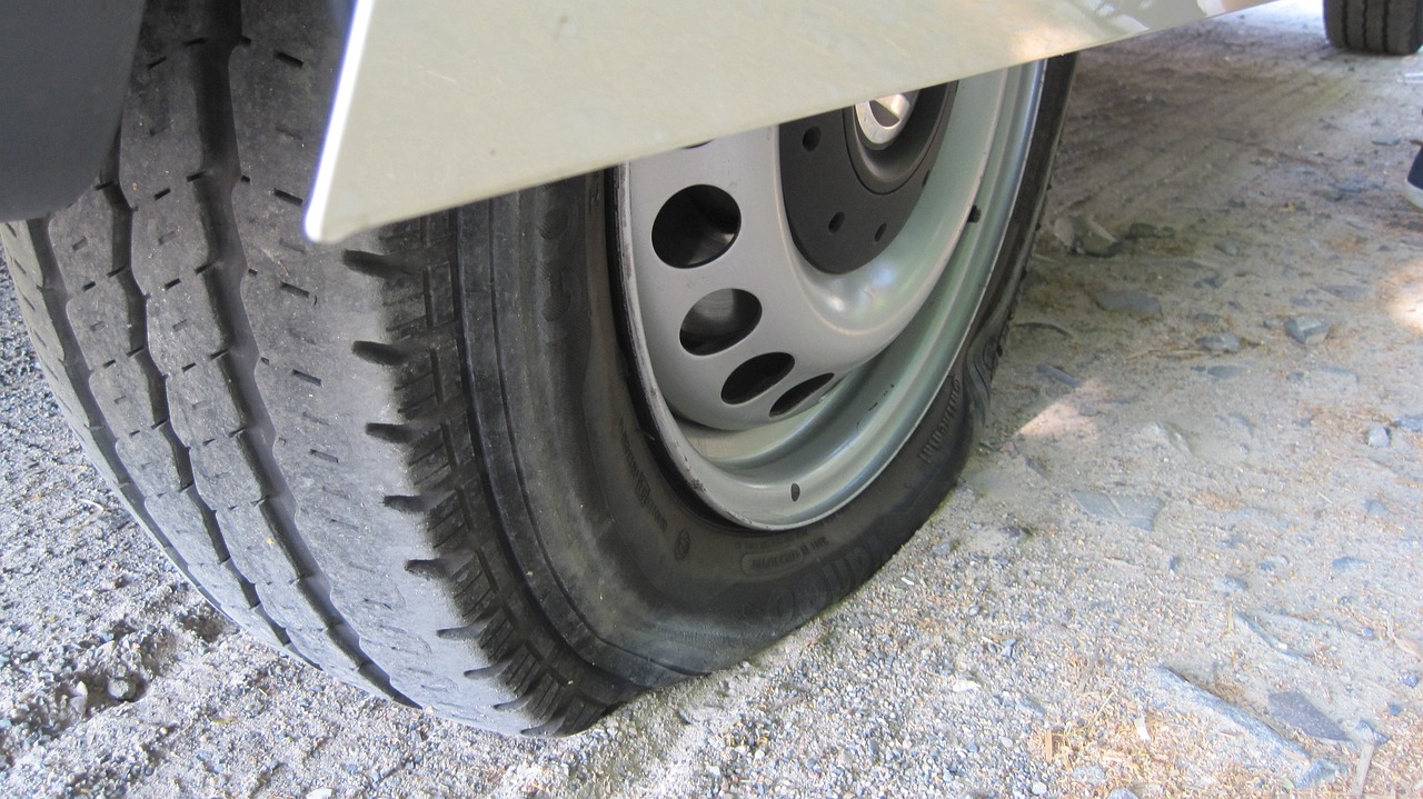 Overloading leads to flat motorhome tyres