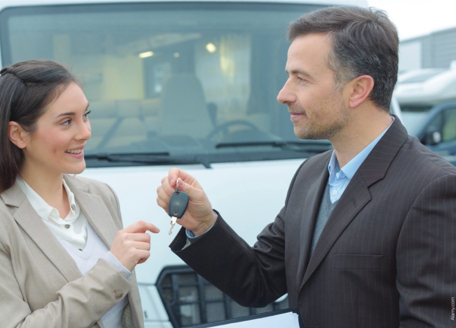Getting the keys to your new motorhome