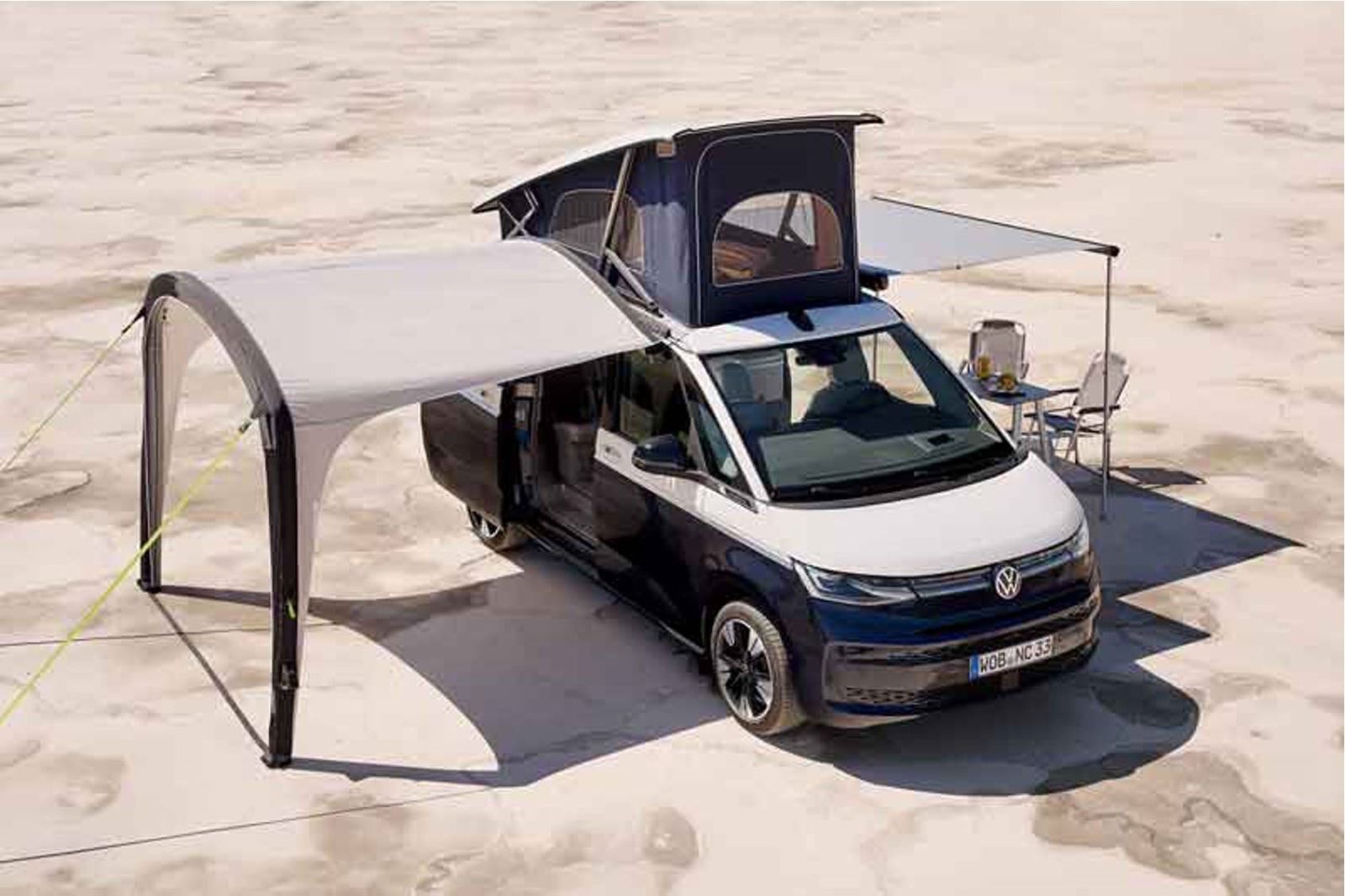 Three-zone camping from the new VW California