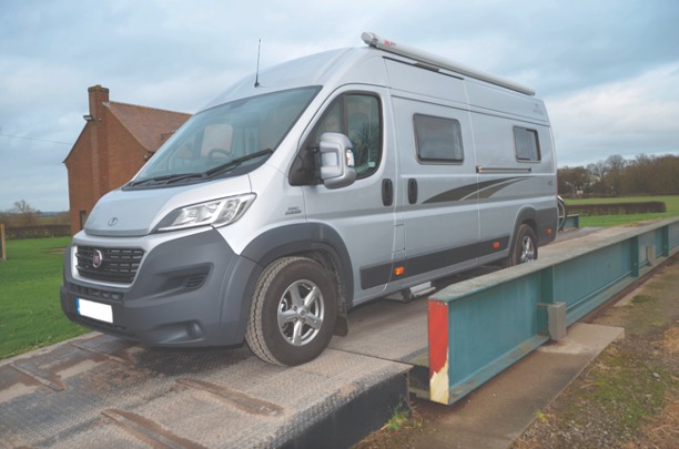 A weighbridge can check whether if your motorhome is overloaded