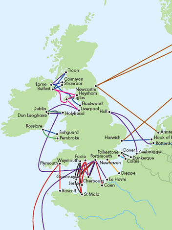 Ferry Map
