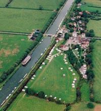 campsite aerial view campsite aerial view