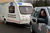 towing a caravan image 