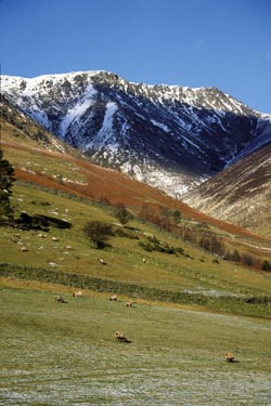 Looking back to Blencathra