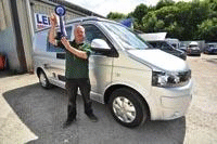 Derek Andrews with another award Derek Andrews with another award