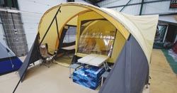 tent at crowland